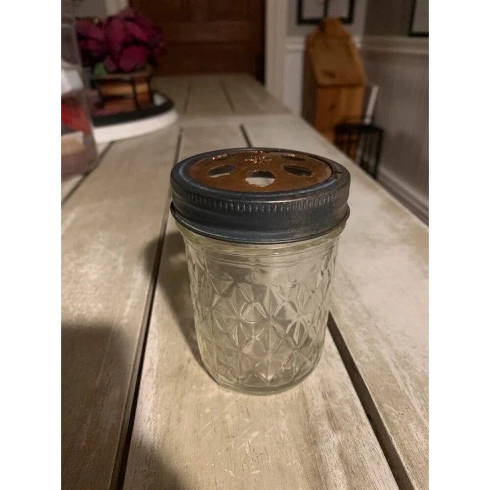 Glass Jar with decorative lid